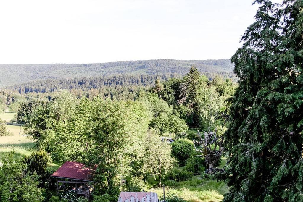 4-Zimmer-Ferienwohnung Waldbluemle Dobel Extérieur photo